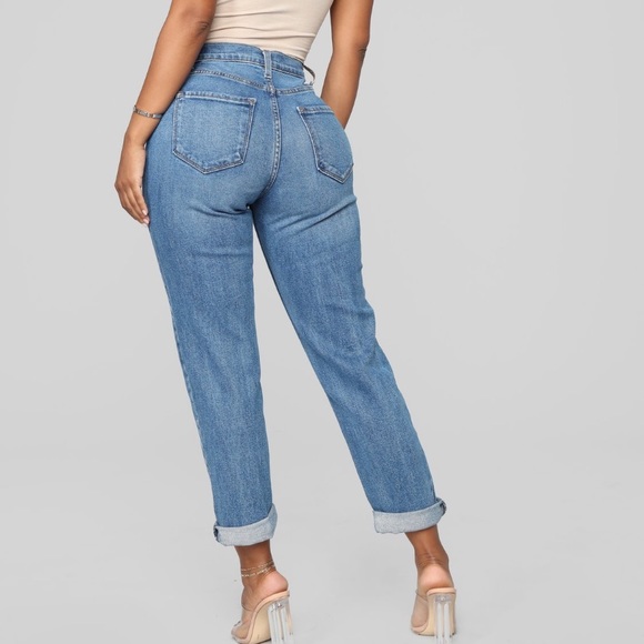 I Got It From My Mama Fashion Nova Medium Wash - Picture 5 of 6